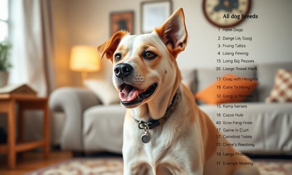 all dog breeds list - home environment