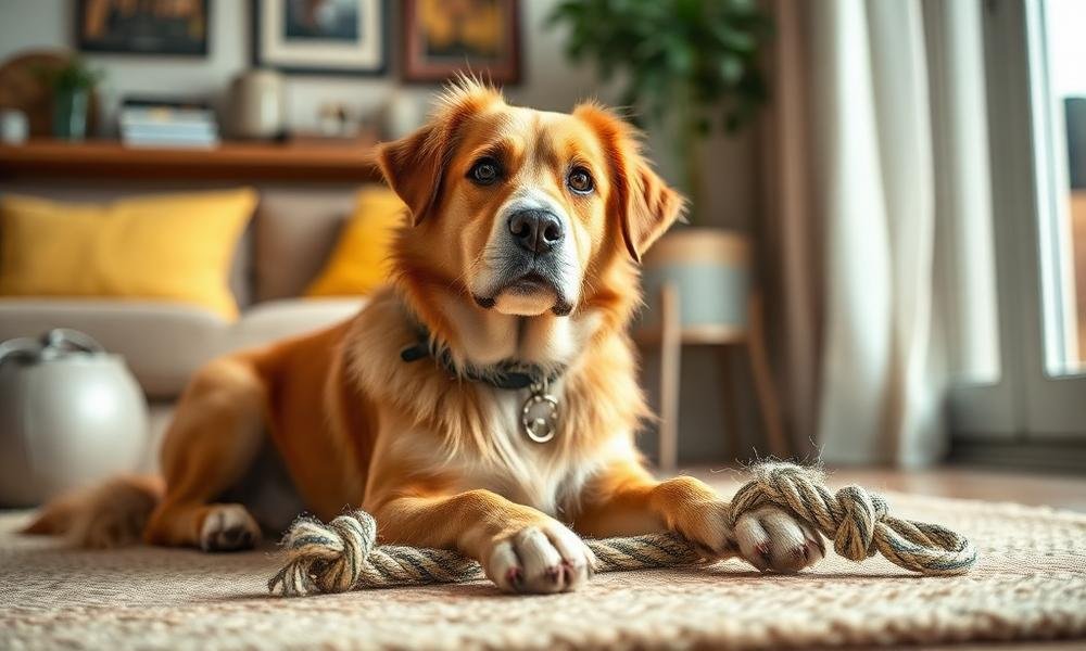 are rope toys safe for dogs - home environment