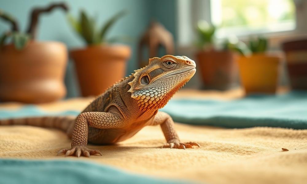 bearded dragon not eating - home environment