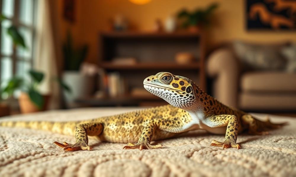 bearded dragon vs leopard gecko - home environment