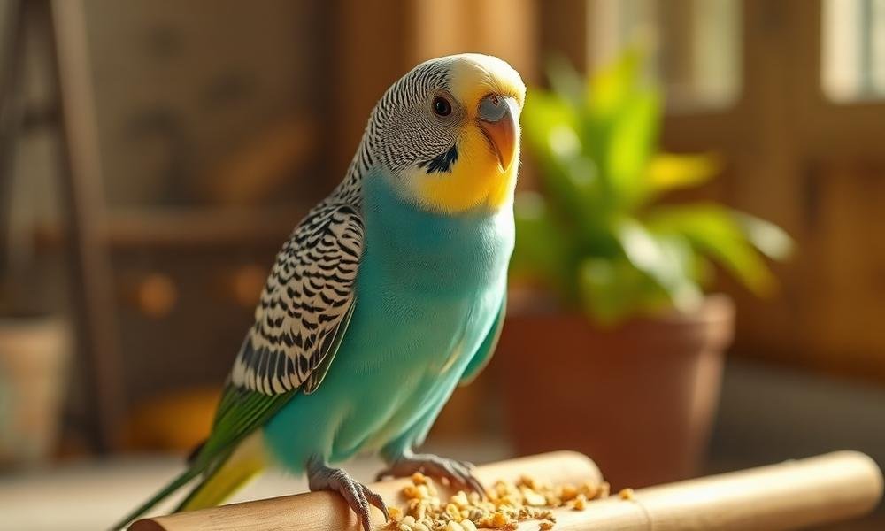 best bird food for budgies - home environment