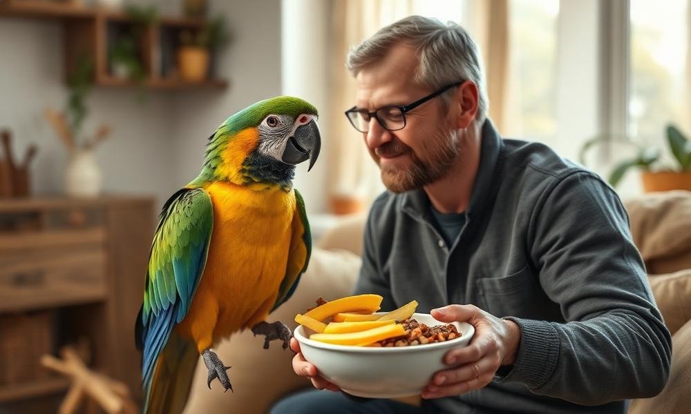best bird food for parrots daily diet - owner guide