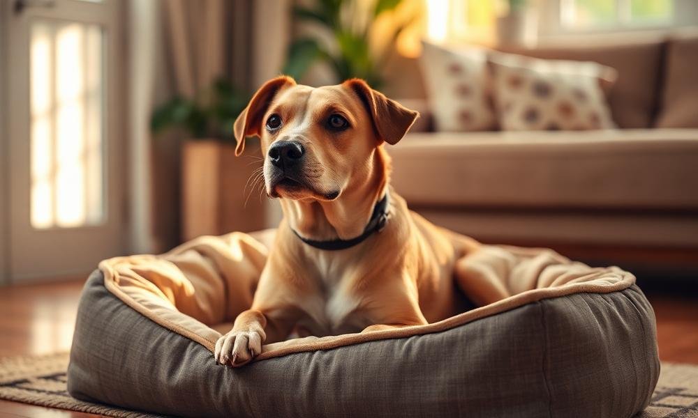 best cooling dog bed for hot weather - home environment