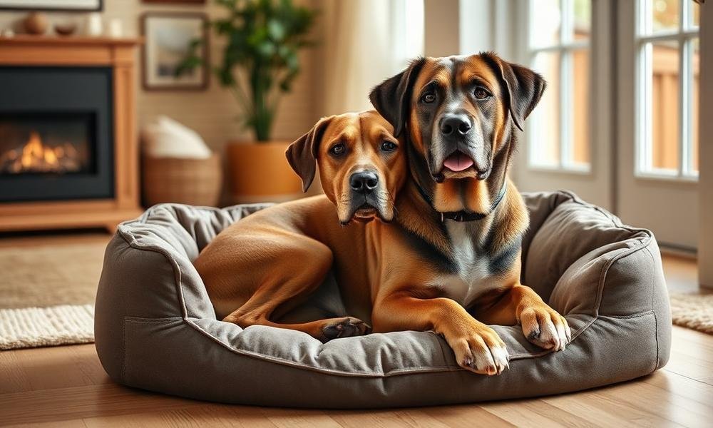 best dog bed for large breed dogs - home environment