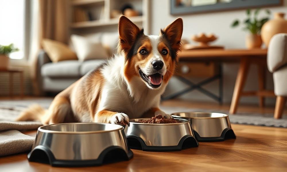 best dog bowls for fast eaters - home environment