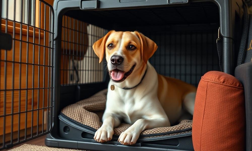 best dog crate for travel safety - home environment