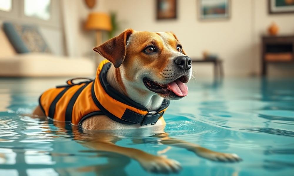 best dog life jacket swimming - home environment