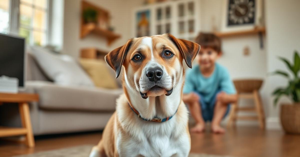 best family dog breed for active household with young children - featured guide image