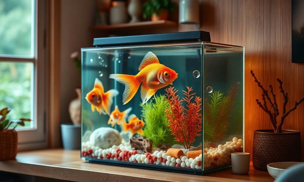 best fish food for goldfish - home environment