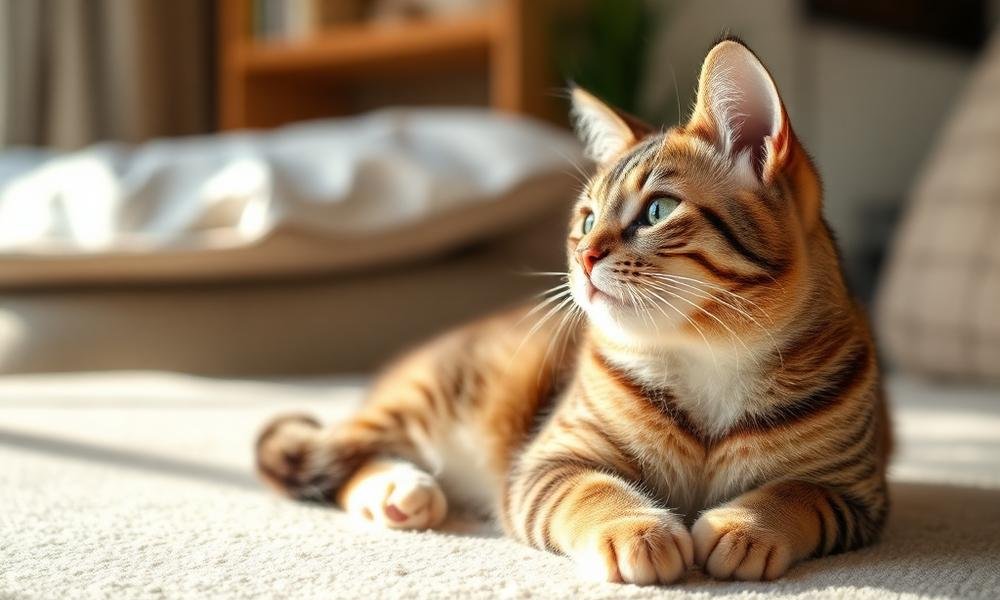 best flea treatment for indoor cat with sensitive skin - home environment