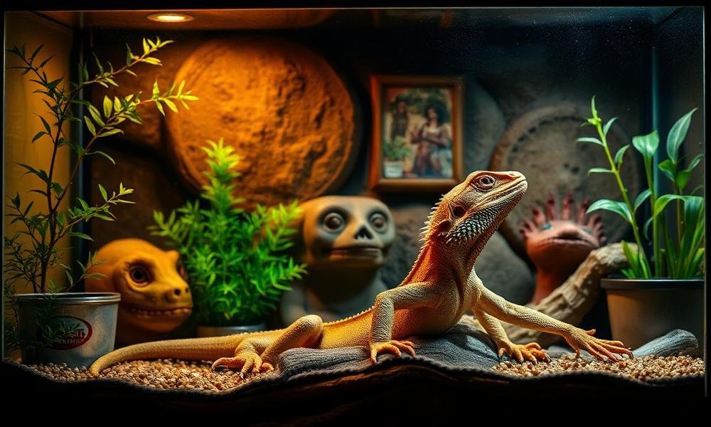 best tank setup for bearded dragon - home environment