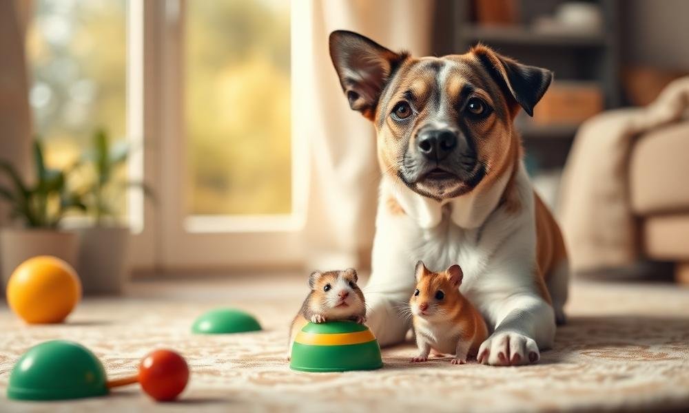 best toys for hamsters safe - home environment