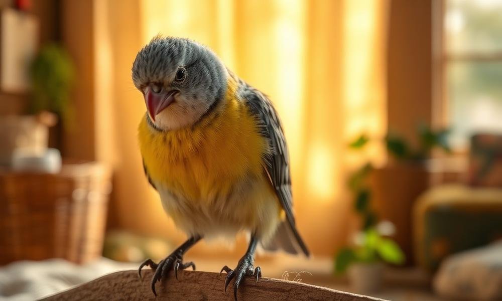 bird feather plucking causes - home environment