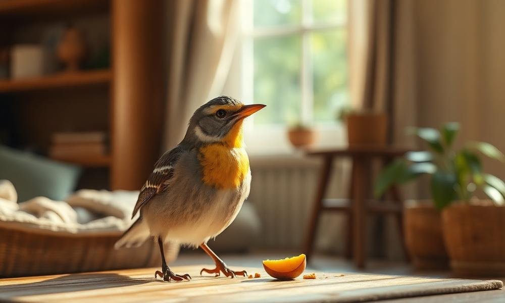 bird not eating food suddenly - home environment