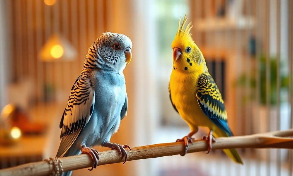 budgie vs cockatiel which is better pet - home environment