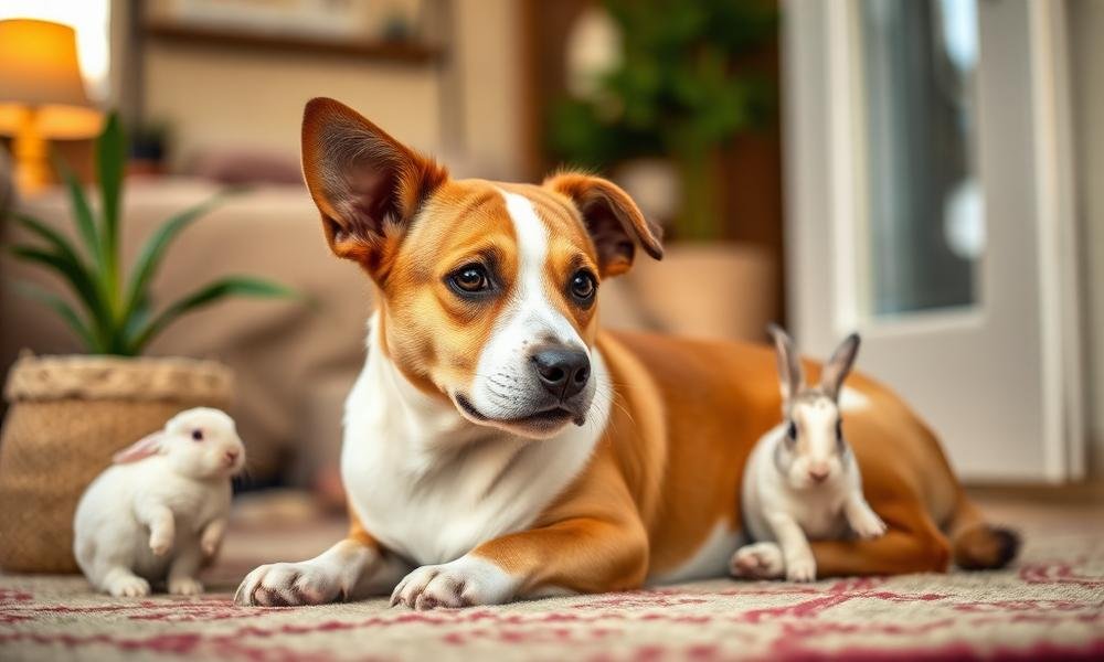 can rabbits live indoors - home environment
