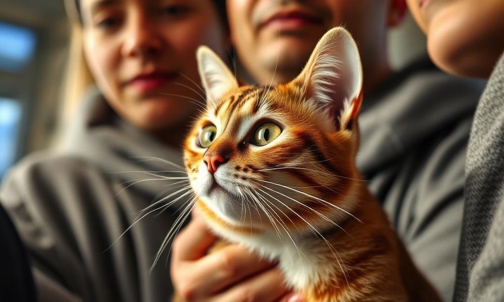 cat afraid of strangers suddenly - practical tips