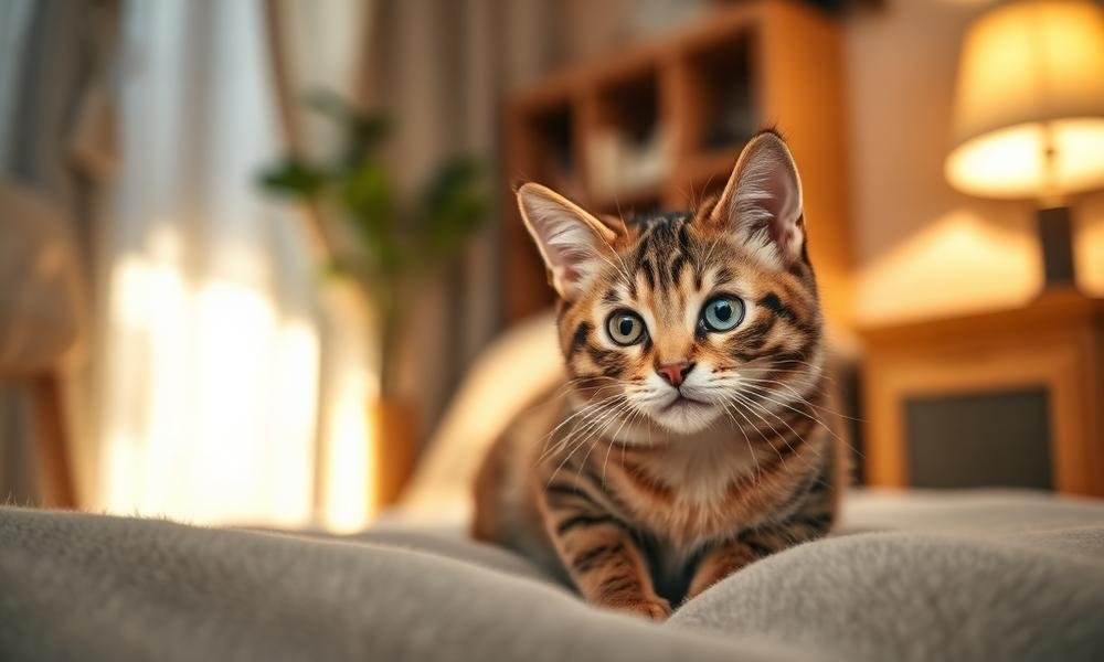 cat hiding after moving to new home - home environment