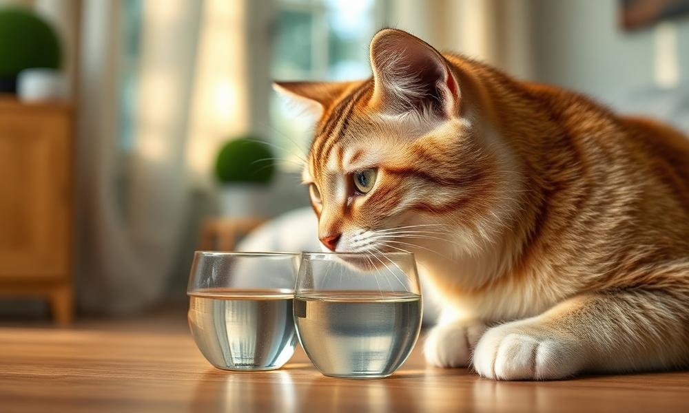 cat not drinking water - home environment