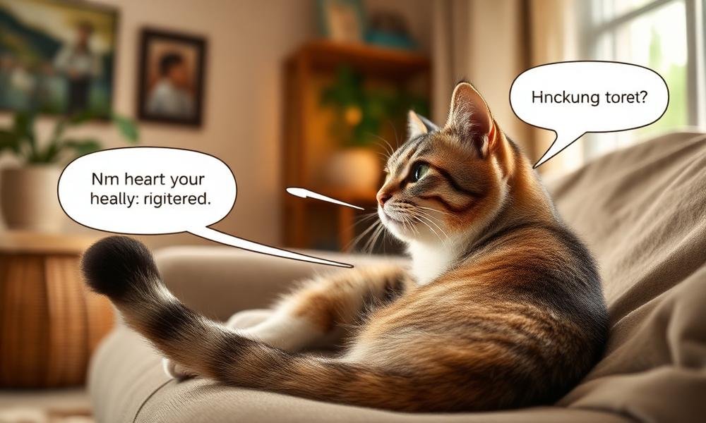 cat tail language explained - home environment