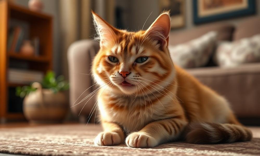 cat vomiting hairballs frequently causes - home environment