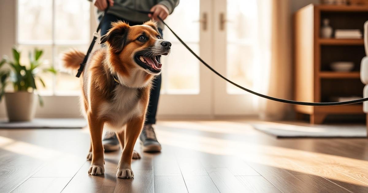 dog pulling on leash how to stop - featured guide image