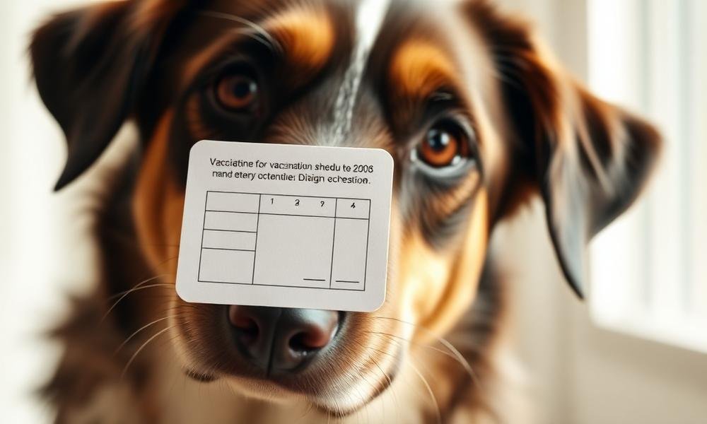 dog vaccination schedule - practical tips