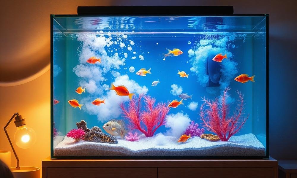 fish tank cloudy water causes fix - home environment