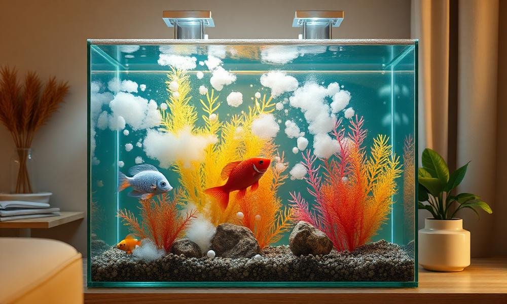 fish tank cloudy water causes - home environment