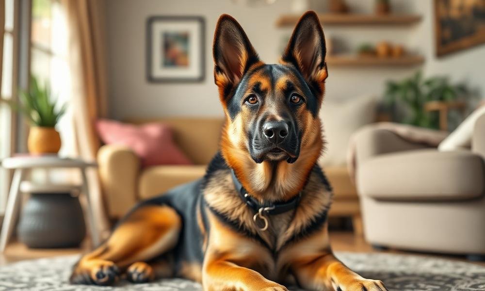 german shepherd breed guide - home environment