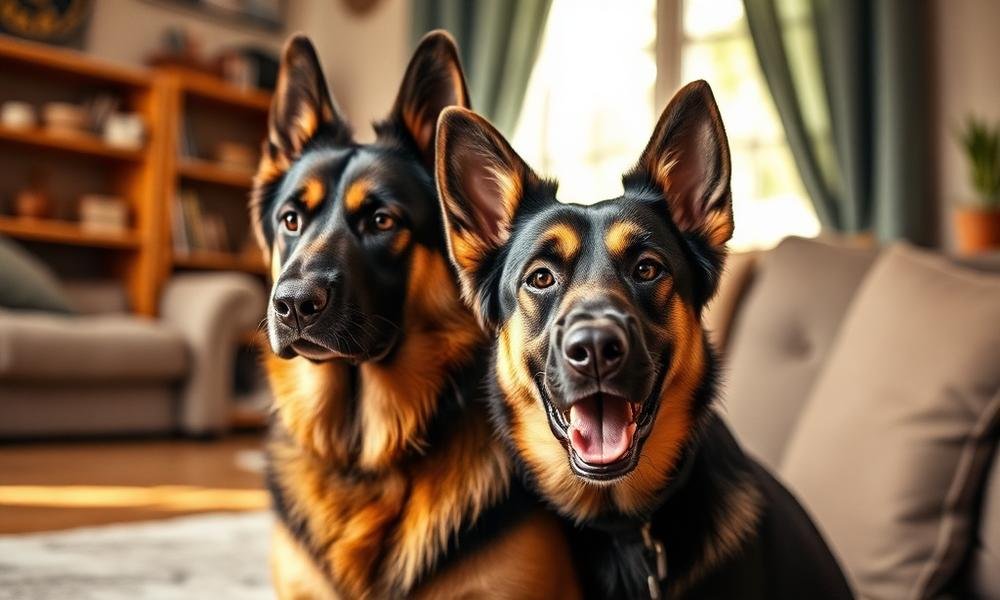 german shepherd temperament and care - home environment