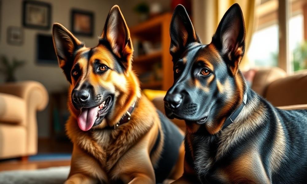 German shepherd vs Belgian Malinois - home environment