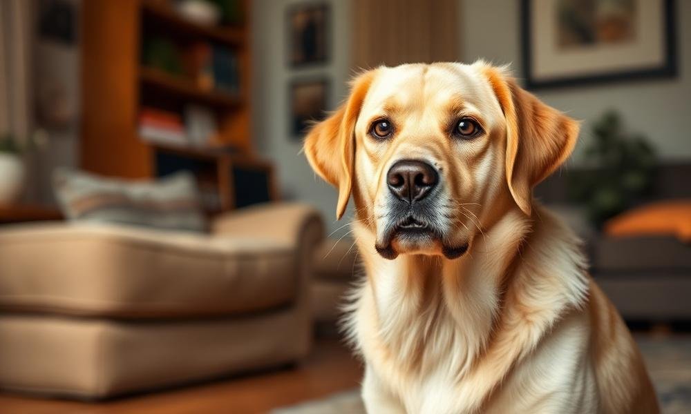 golden retriever vs labrador - home environment