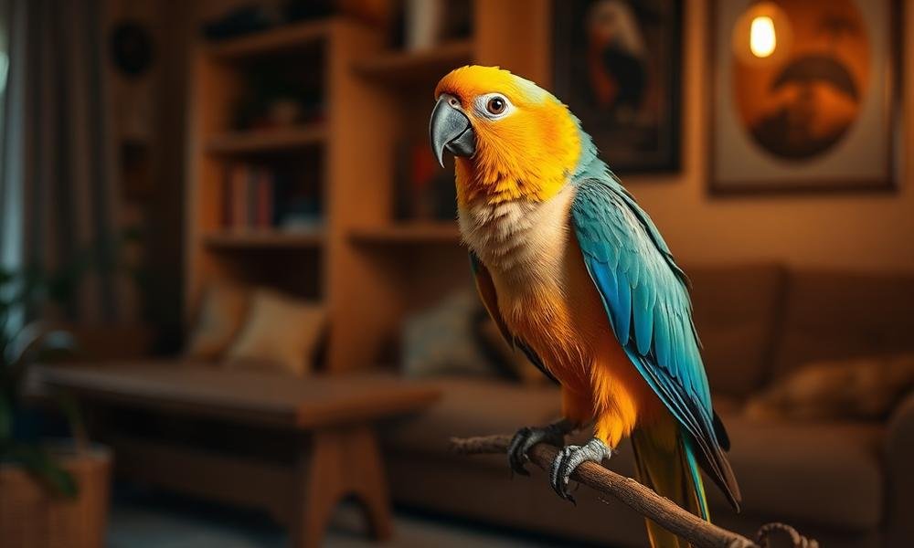 how long do parrots live - home environment