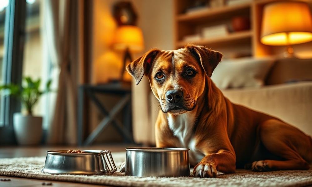 how much dog food per day - home environment