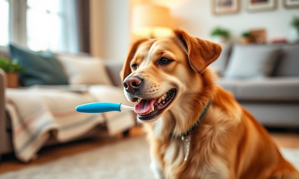 how to brush pet teeth properly - home environment