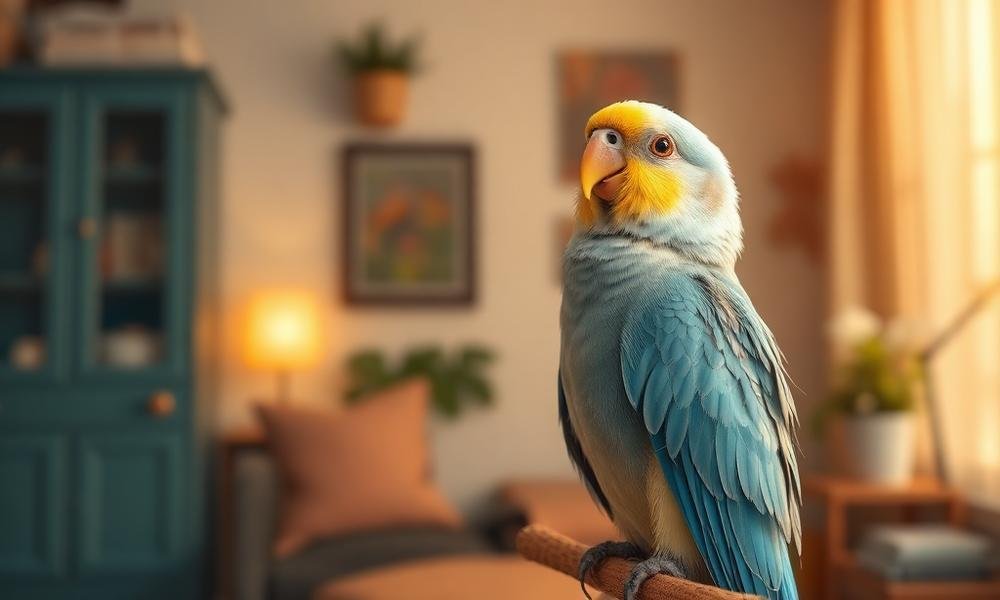 how to care for a pet bird - home environment