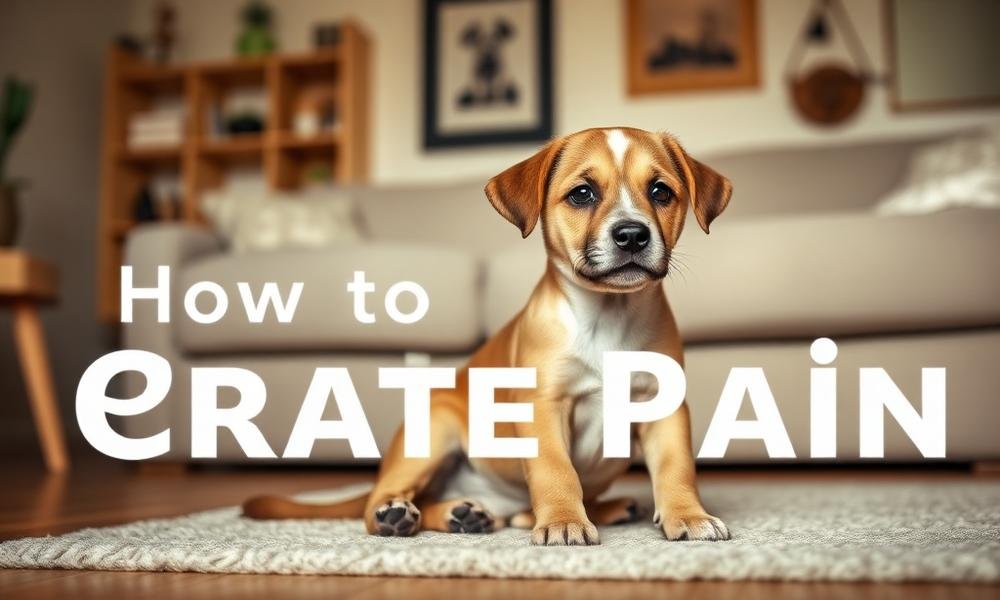 how to crate train a puppy - home environment