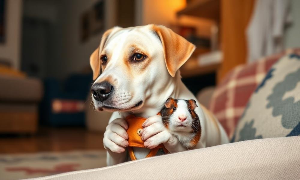 how to hold a guinea pig correctly - home environment