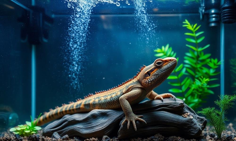 how to maintain humidity reptile tank - home environment