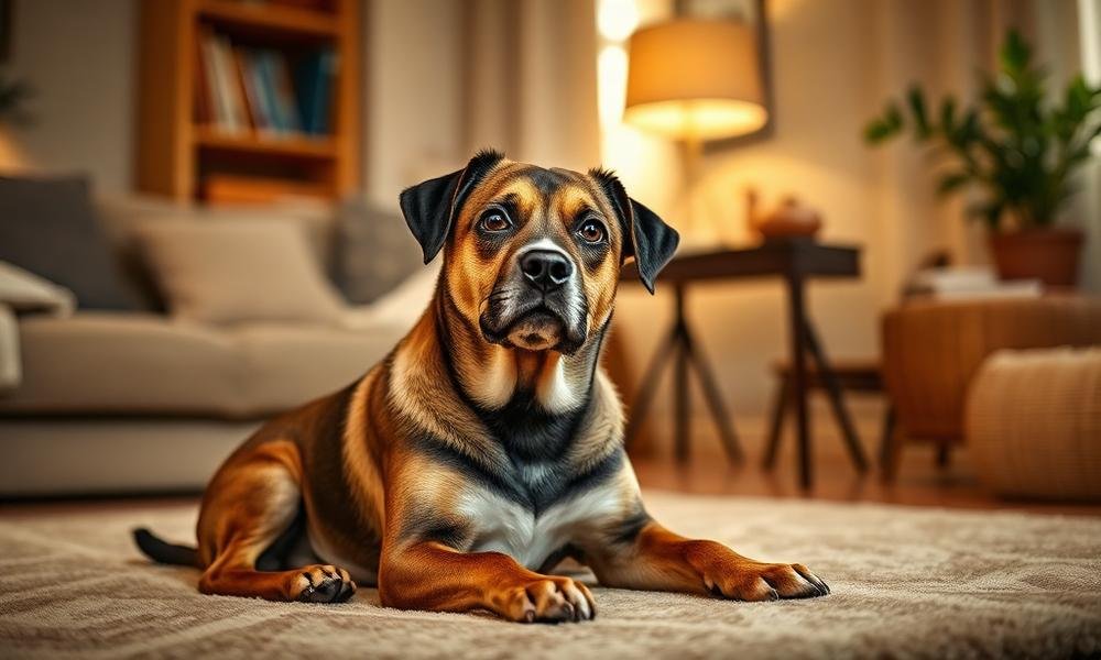 how to teach dog to stay - home environment