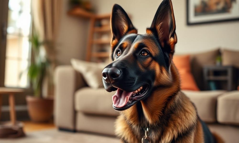 how to train a stubborn german shepherd at home - home environment