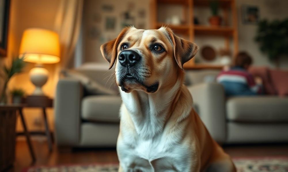 how to train an older dog - home environment