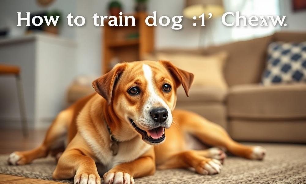 how to train dog to stop chewing - home environment