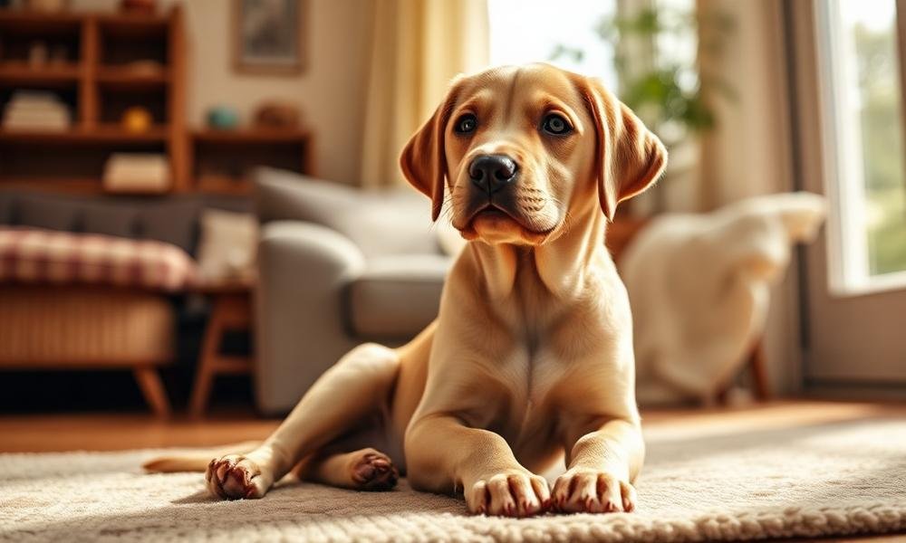 how to train labrador retriever puppy - home environment