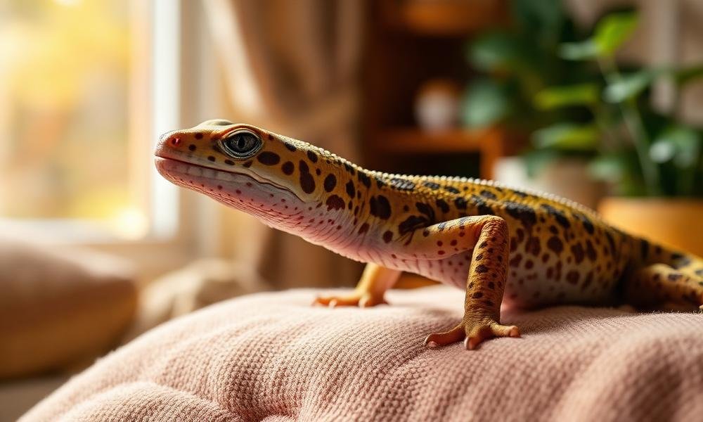 leopard gecko not eating causes - home environment