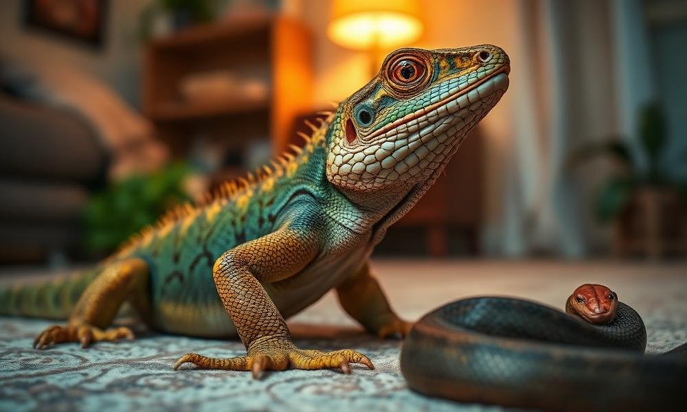 lizard vs snake as pet - home environment
