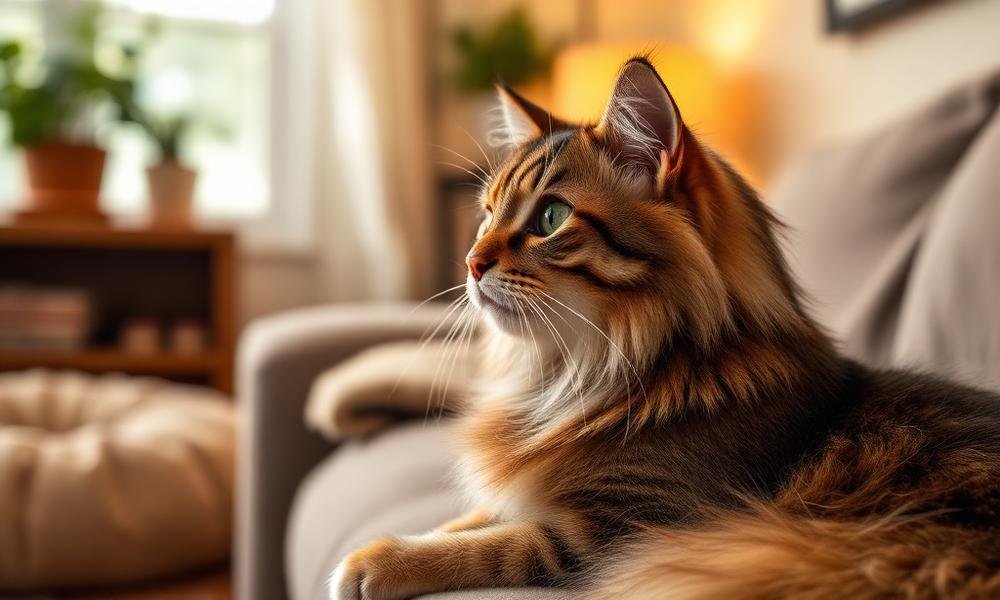 Norwegian Forest Cat breed profile - home environment