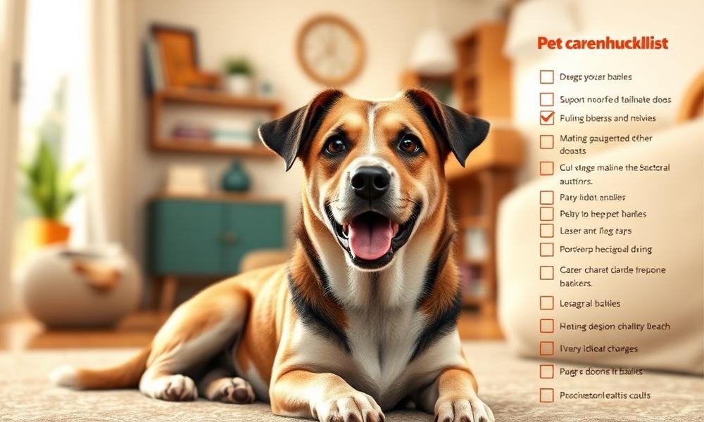 pet care checklist - home environment