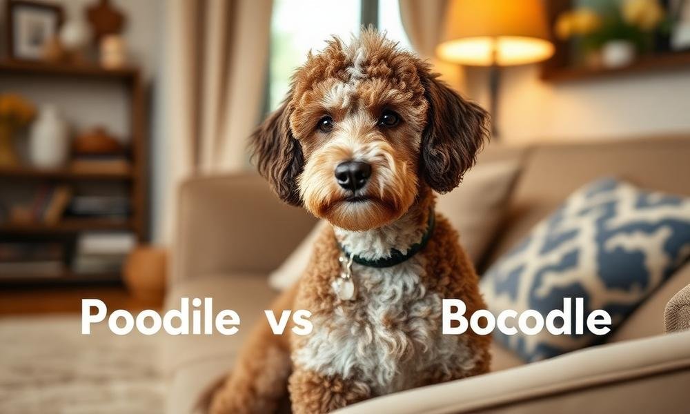 poodle vs doodle breeds - home environment